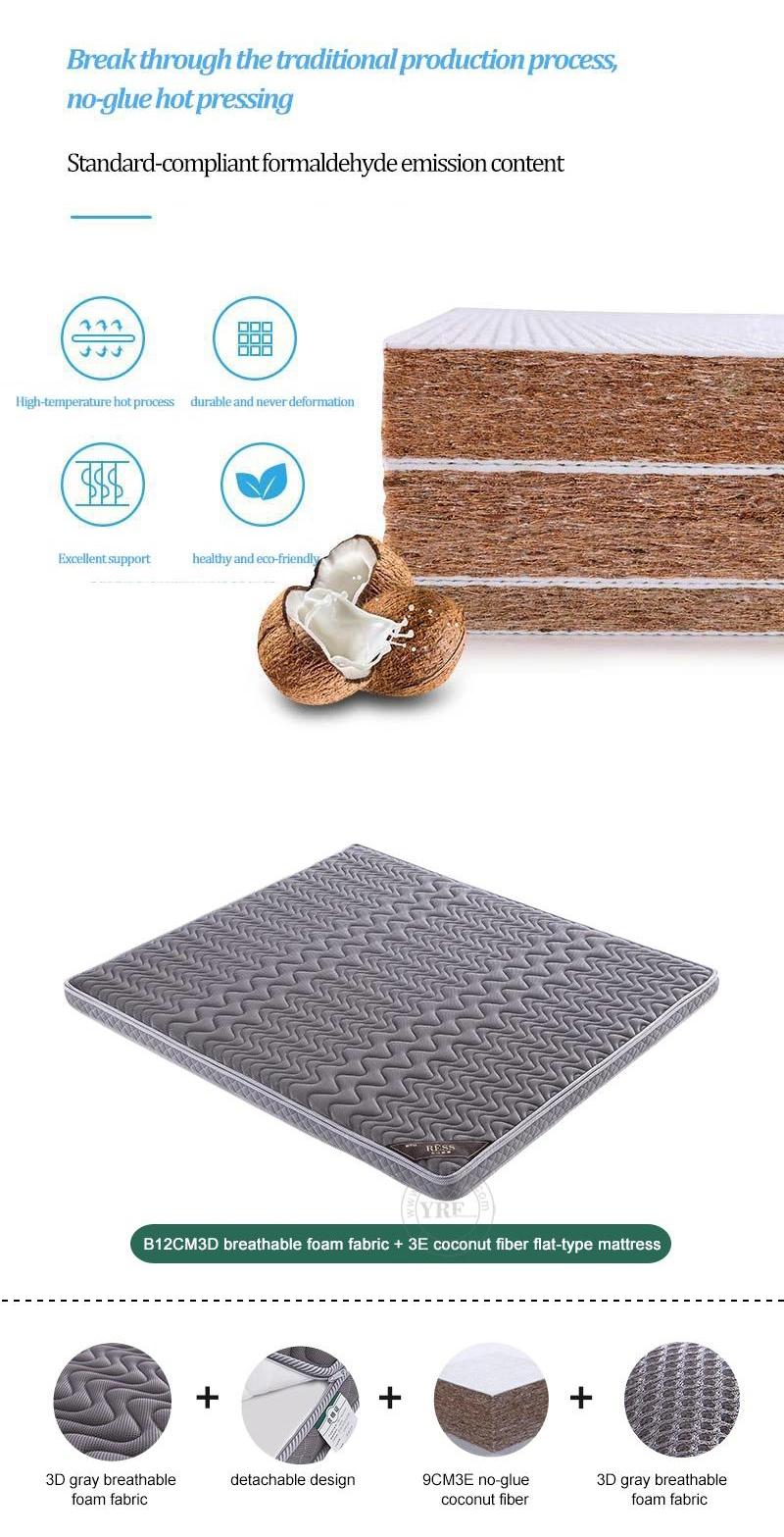 Home Foam Bed Mattress Two Foldable Thick 18cm Queen Bed