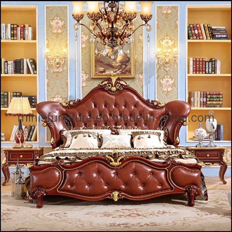 (M-CB61) European Luxury Bedroom Set Wardrobe/Dresser/Nightstands/Bed