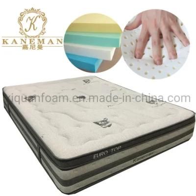 Latex King Size Mattress Coil Spring Bedroom Mattress Roll Pack Mattress