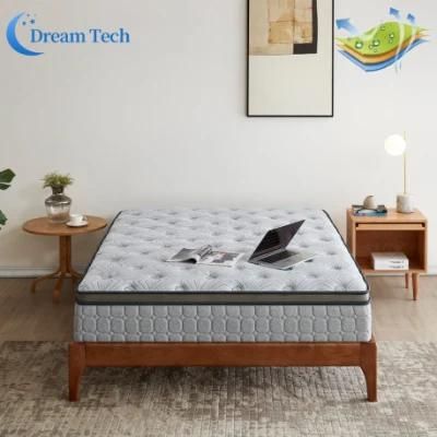 Bedroom Comfort Natural King and Queen Size Foldable Roll Living Room Gel Memory Foam Spring Mattress