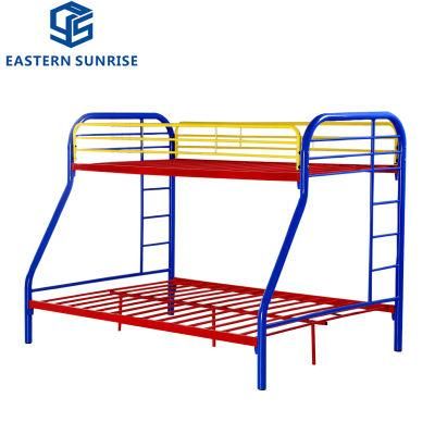 Wholesale Home Furniture School Dormitory Steel Double Bunk Bed