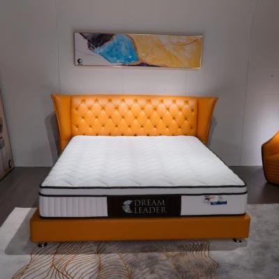 Tight Top Dreamleader/OEM Compress and Roll in Carton Box Pocket Spring Mattress Memory Foam