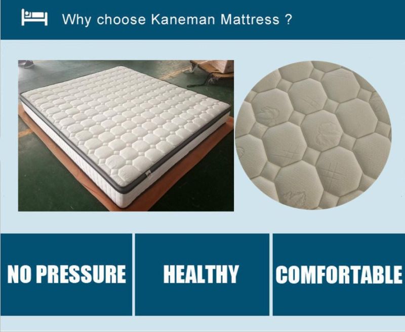 Star Hotel Wholesale Price Memeory Foam Pocket Spring Mattress Compressed Packing