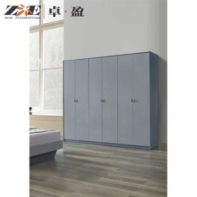 Luxury Modern Design White Modular MDF Wooden Wardrobe for Bedroom Furniture Clothes Storage Cheap