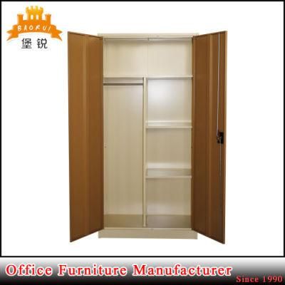 EAS-006 Cheap 2 Door Bedroom Steel Cupboard for Clothes