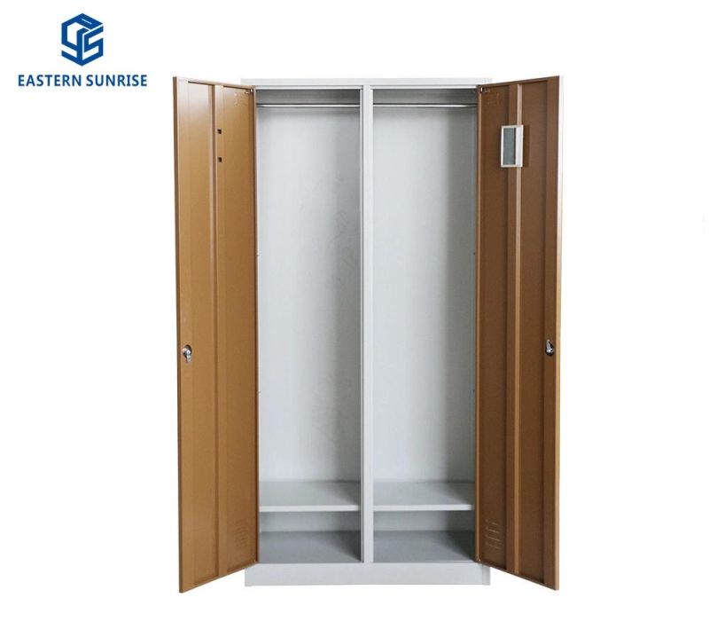 Factory Manufacturer 2 Door Steel Locker with Cheap Price Good Quality