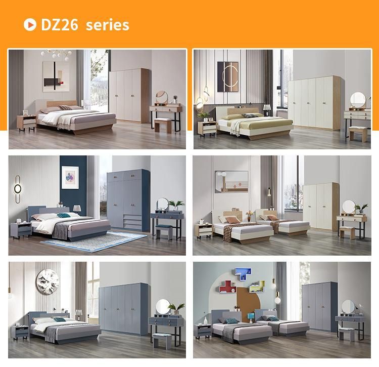 UK Design Home Furniture Set Bed with Full Storage