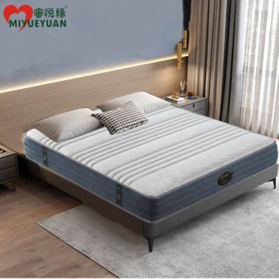 Hotel Bedroom Foam Mattress for King Size Double Wall Bed Pocket Spring Made of Memory Air Latex Mattress