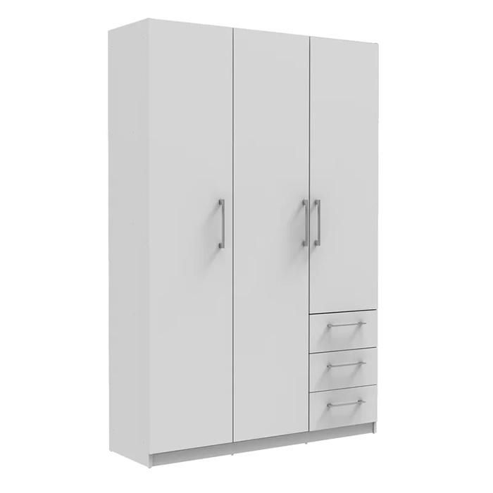 Wholesale 3 Door Bedroom MDF Wooden Clothes Wardrobe (HF-WF05142)