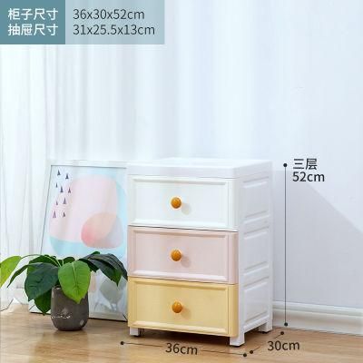 36B3 High Quality Home Durable Multilayer Plastic Drawer Storage Cabinet