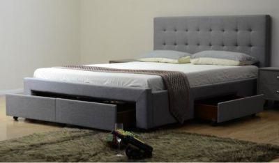 Huayang China Modern Bedroom Furniture Double Beds for Home or Hotel Use Bedroom Bed