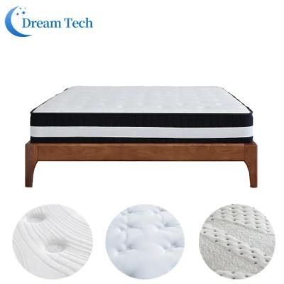 Balance Sleeping Temperature Distributes Pressure Coil Pocket Memory Foam Spring Mattress