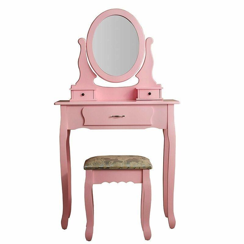 Lovely Dressing Table Set with Mirror