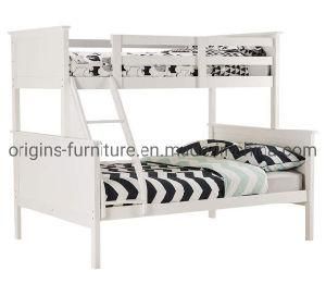 Triple 3 Sleeper Wooden Bunk Bed Top Single Bed Bottom Double Bed for Children Kids Bedroom