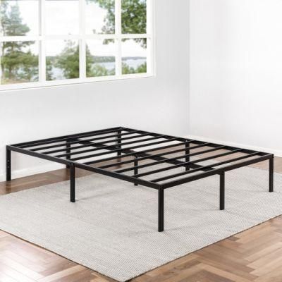 Simple Design Cheap Mattress Foundation Queen Size Iron Platform Bed