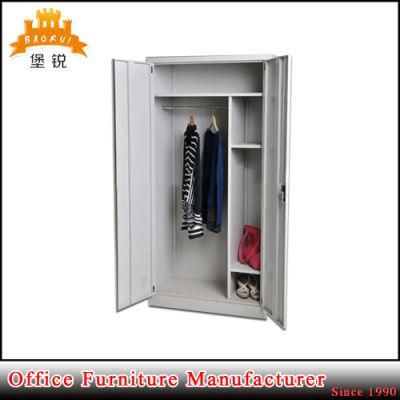 Chinese Metal Furniture Bedroom Cupboard Style Steel Almirah/ Cheap Price Steel Wardrobe