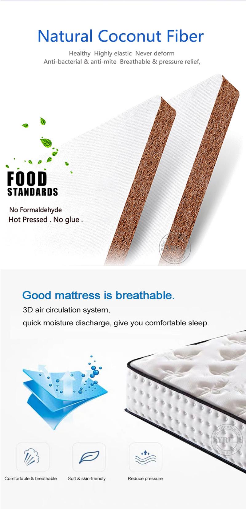 Chinese Furniture Memory Foam Mattress Spring Compressed for Single Bed
