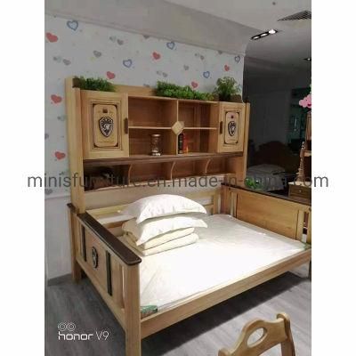 (MN-HB122) Bedroom Furniture Folded Wood Bed with Overhead Cabinet