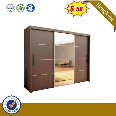 Factory Modern Solid Wood Bedroom Furniture Living Room Wardrobe