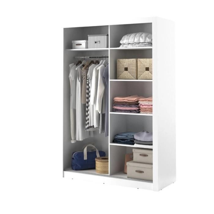 Wholesale Factory Modern Bedroom Furniture Sliding Door Clothes Storage Wardrobe