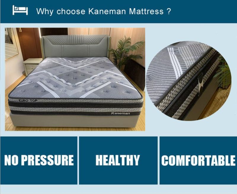 Bed Mattress Like Hotels Luxury Memory Foam Pocket Spring Mattress Compress Pack
