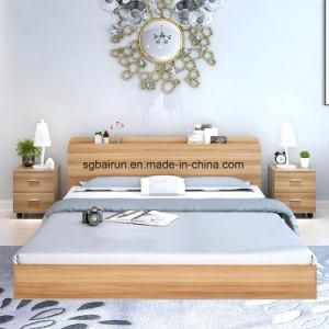 Bedroom Furniture Wooden Melamine Panel MFC Drawer Bed
