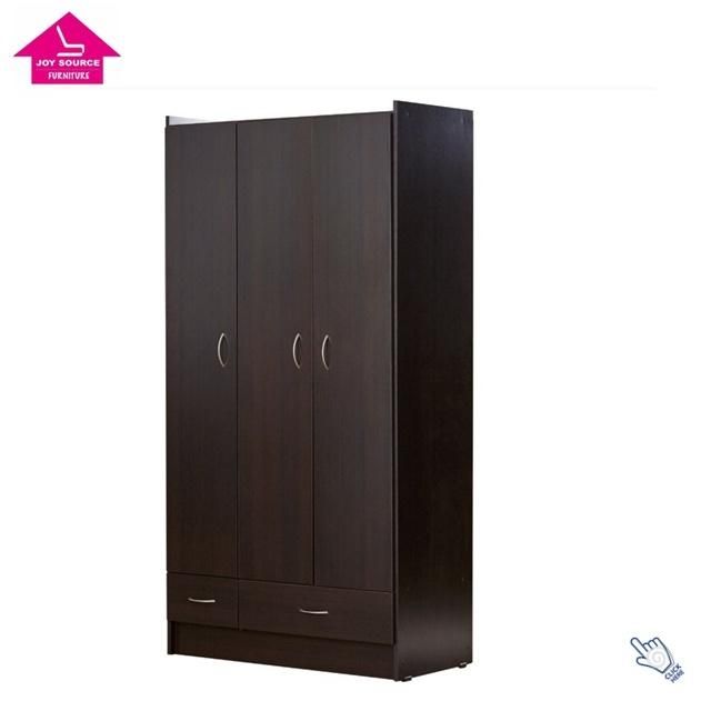 Modern Two Doors Bedroom Wooden Functional Wooden Wardrobe