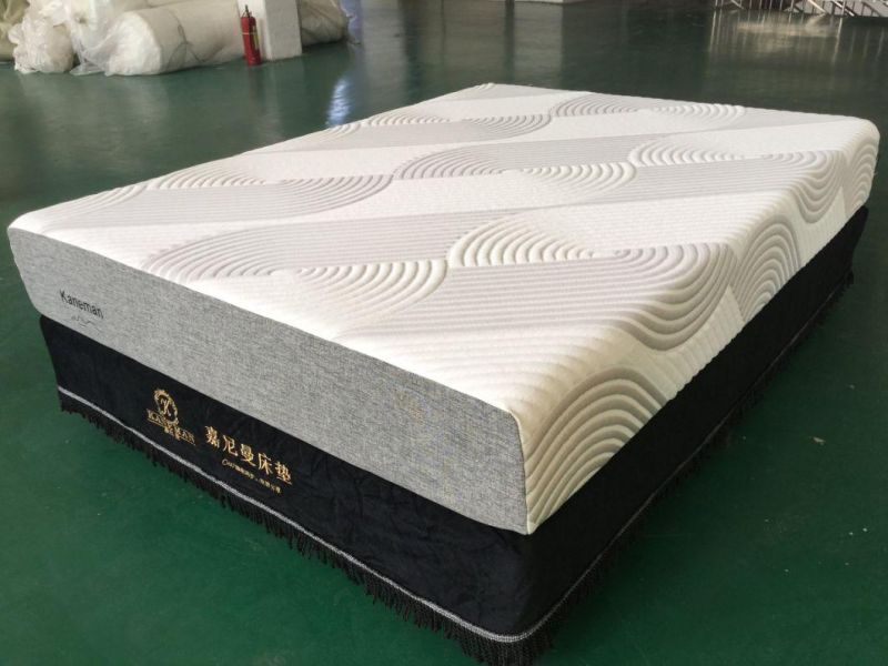 10 Inch Medium Firm Latex Memory Foam Mattress Vacuum Roll Compress in Box