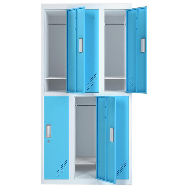 Metal Room Wardrobe Keyless Locker 2 Swimming Pool Cam Locker High Quality Multi-Door Metal Locker Gym Locker