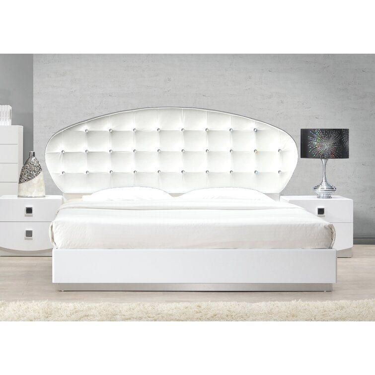 Nova Upholstered Platform Bedroom Casa Bed