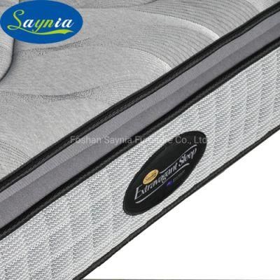 Jananese Sponge Pocket Spring Coil Cal King Size Mattress for Bedroom