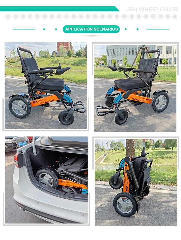 High Quality Reclining High Back Electric Wheelchair with Lifting Headrest