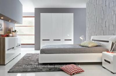 New Design White High Gloss Bedroom Set (HF-EY066)