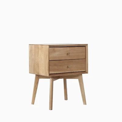 Solid Wood Nordic Bedside Cabinet 0057