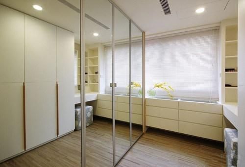America Style Sliding Mirror Wardrobe Door for Bedroom Furniture