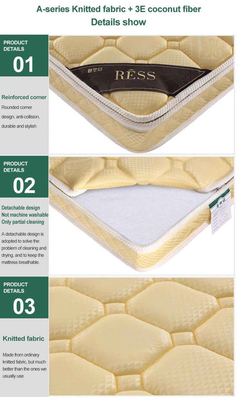 Home Latex Bed Mattress Triple Folded Thick 15cm Bed Bedroom