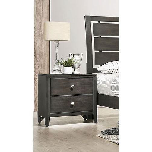 Nova Warm Brown Finish 4PCS Melamine Bedroom Set