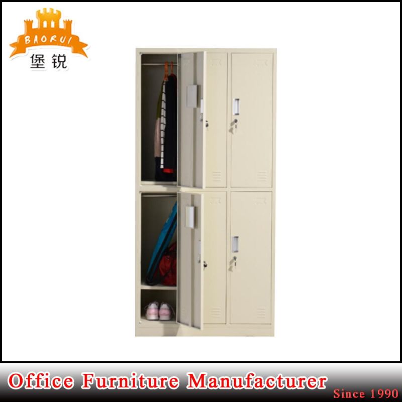 Jas-028 China Manufacture Steel Gym Clothes Storage Metal Wardrobe