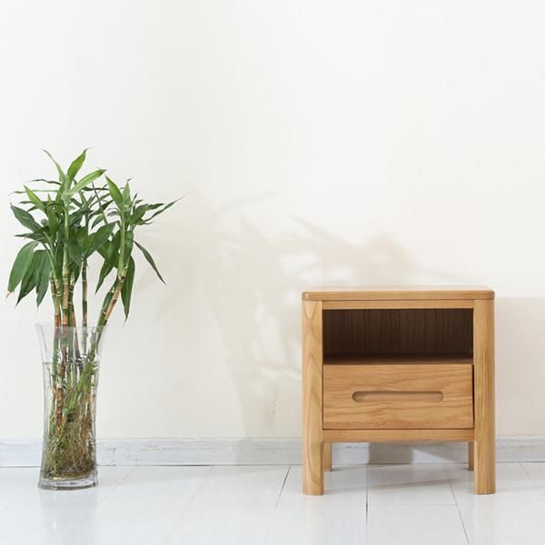 Nordic Oak Small Locker Bedroom Bedside Table Nightstand