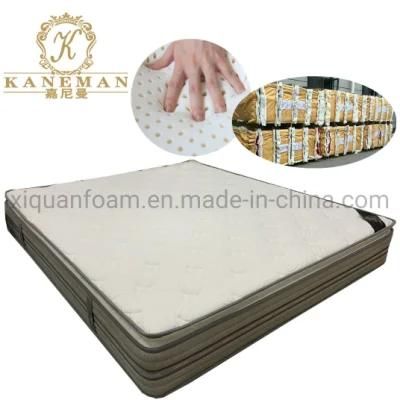 10inch Latex Mattress Pocket Spring Mattress King Size in Pallet