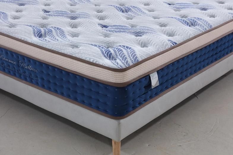 10 Inch Euro Top Vacuum Compress OEM Bonnell Spring Mattress for Hotel
