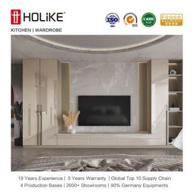 Modern MDF Melamine Apartment Bedroom Closet Cabinet Wardrobe Furniture