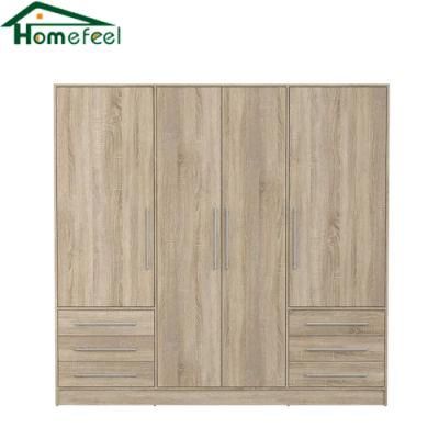 Modern Villa Hotel Home Bedroom Furniture Wooden Locker Wardrobe Wholesale