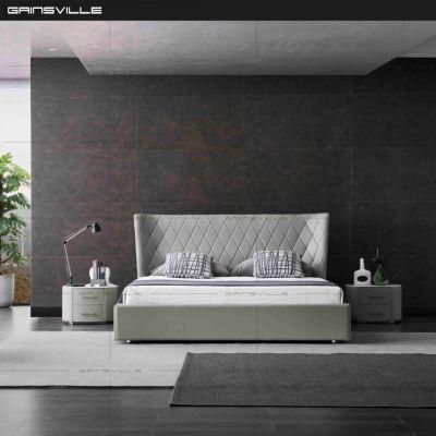 Last Design Home High Quality Furniture Bedroom Bed Leather Bed Gc1825
