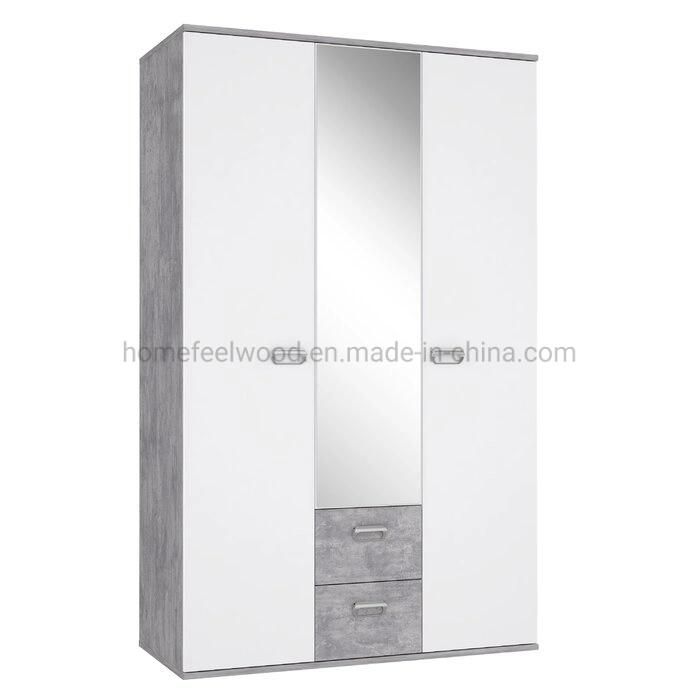 European Modern Design Wholesale Wooden Bedroom Closet Wardrobe (HF-WF210422)