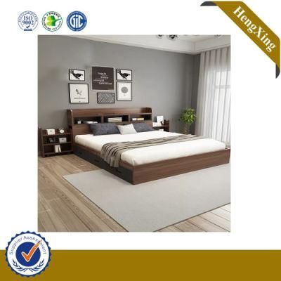 Factory MDF Wooden Home Hotel Bedroom Set Furniture Storage Sofa King Size Double Electric Bed