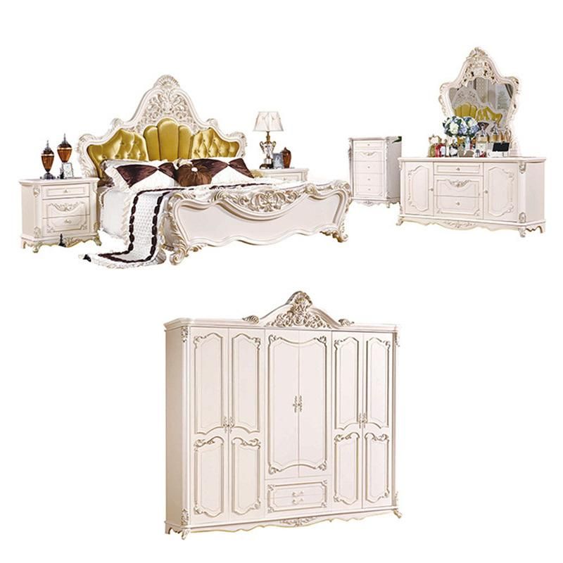 Hot Sales Antique Carved Wood Bedroom Furniture Sets for Sale