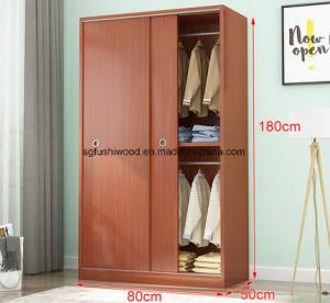 Customized Modern Wooden Bedroom Sliding Door Wardrobe