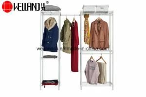 Modular Bedroom Furniture Steel Clothing Wardrobe with Metal Closet Rack Design by Factory