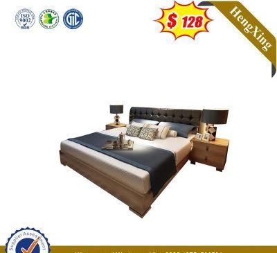 Morden House Bedroom Furniture Set Wooden Dressing Table Simple Style Queen Size Bed